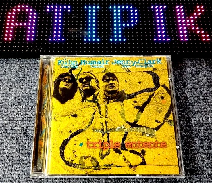 Kühn Humair Jenny Clark - Triple Entente - CD Jazz Rare 1998 🎷